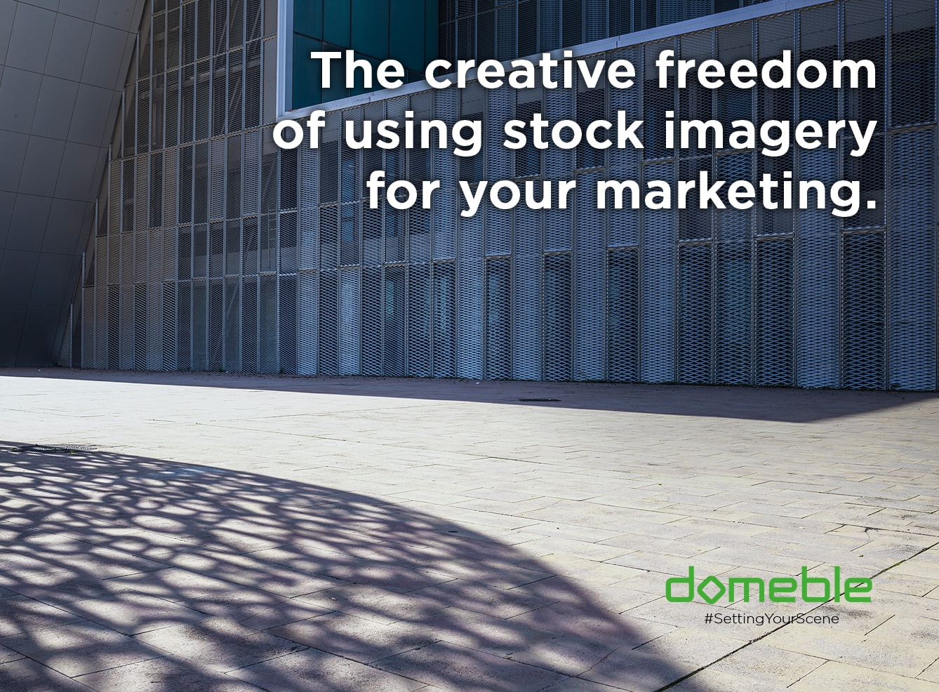 The creative freedom of using stock imagery for your marketing.