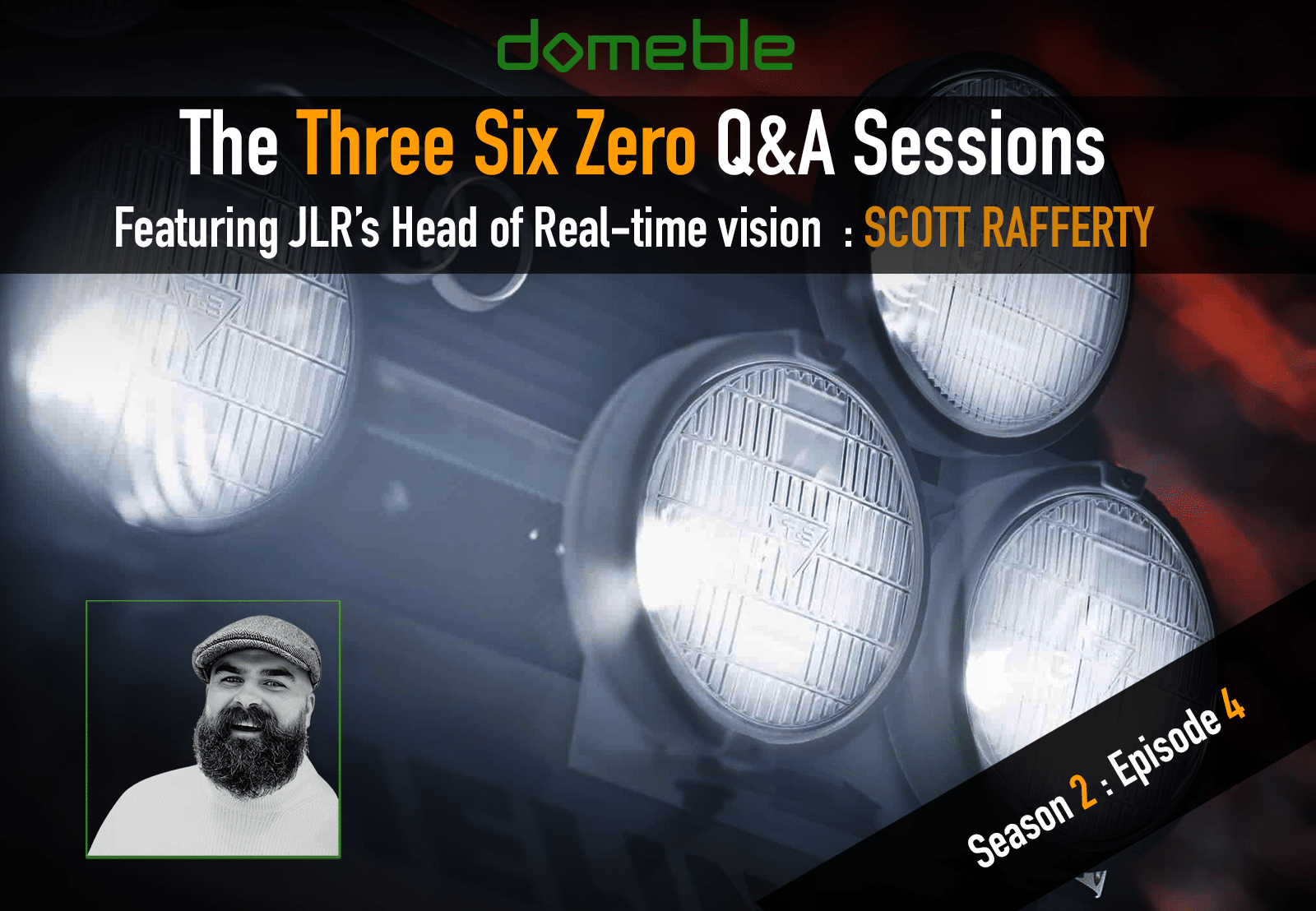 The Domeble 360 Questions: Featuring Scott Rafferty- Head of Real Time Vision at JLR